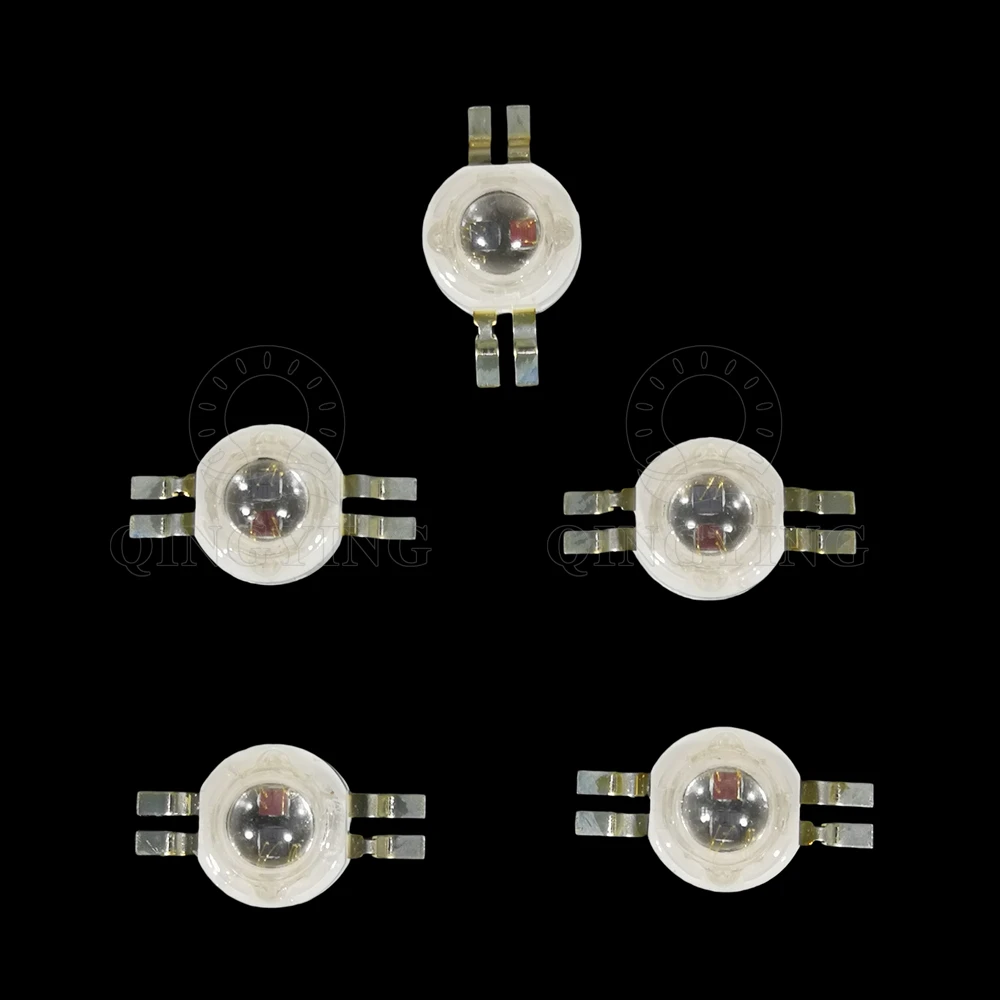5pcs-20pcs Red ＆Infrared & UV & Amber LED Light Diodes 4pin 6pin 8pin 660nm/850nm/595nm/625nm/420nm For Medical Aesthetic Lamp