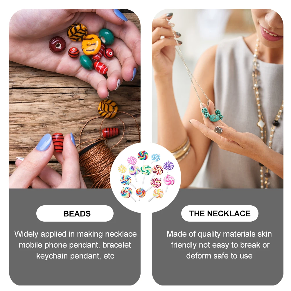 

20 шт., брелок-леденец из полимерной глины C, легкий стильный креативный H-образный брелок для украшения ключей, подвески для изготовления ювелирных изделий своими руками