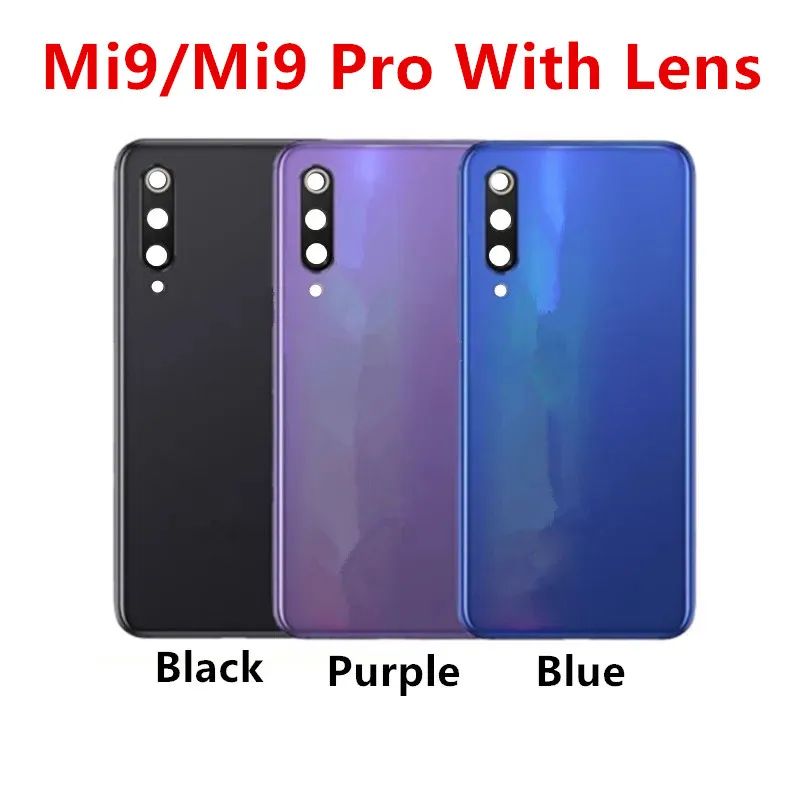 Mi9 Mi9Pro задняя крышка аккумулятора для Xiaomi Mi 9/9Pro 6,39 "задний корпус, стеклянный чехол для телефона, замена запасных частей для ремонта