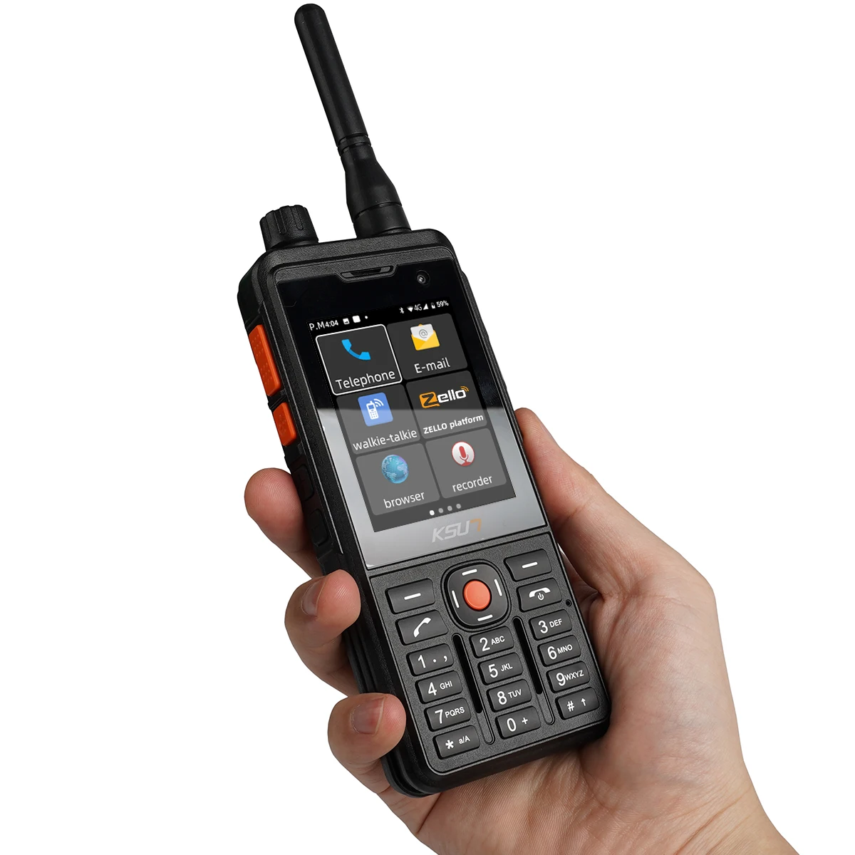 Ksuxal1 zello walkie 4g wcdma cdma cdma gsm הדמיה intercom מיקום gps כרטיס SIM כרטיס ה-SIM טלפון נייד רדיו