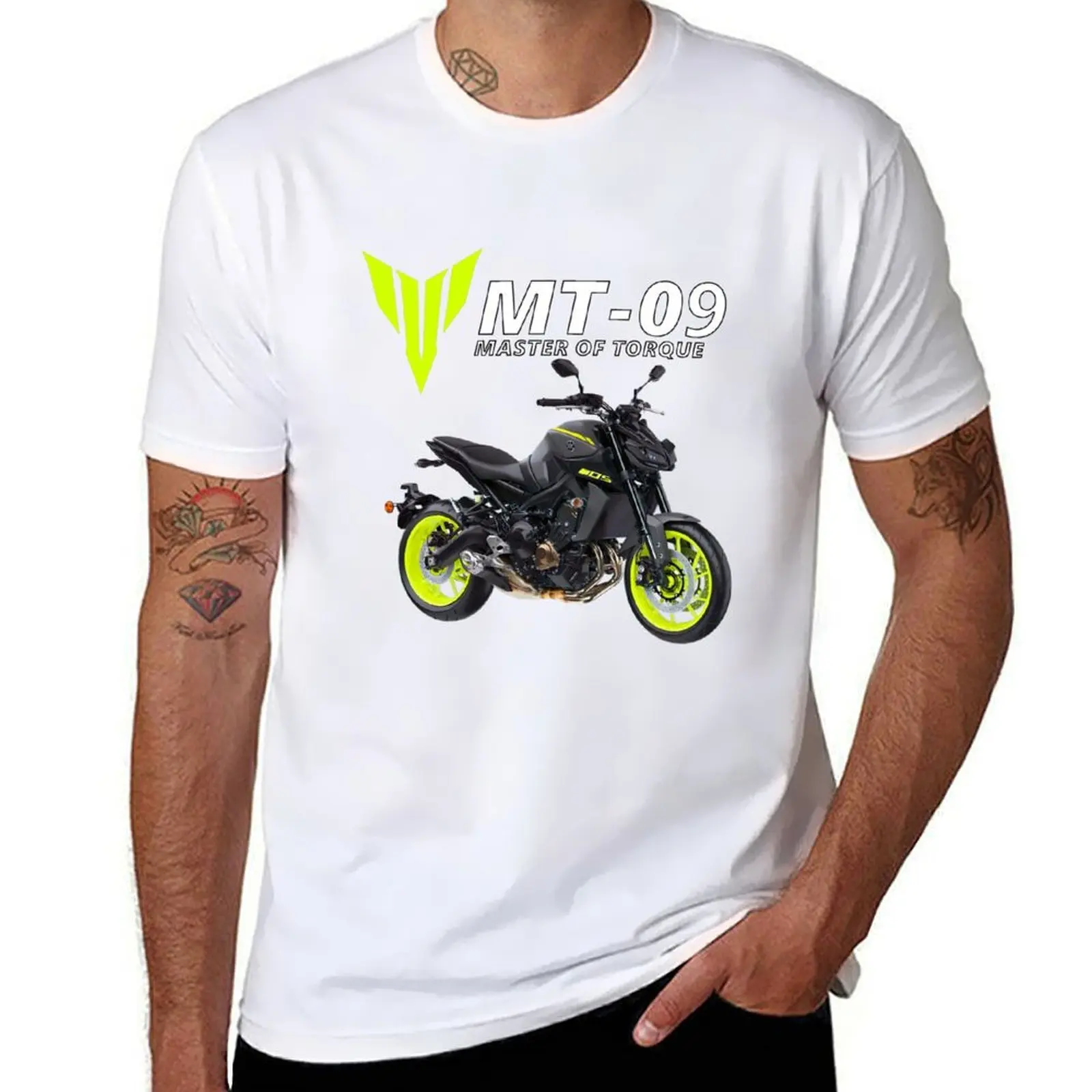 

MT-09 Motorcycle T-Shirt t shirt man cotton funny t shirts dark humor T-Shirt