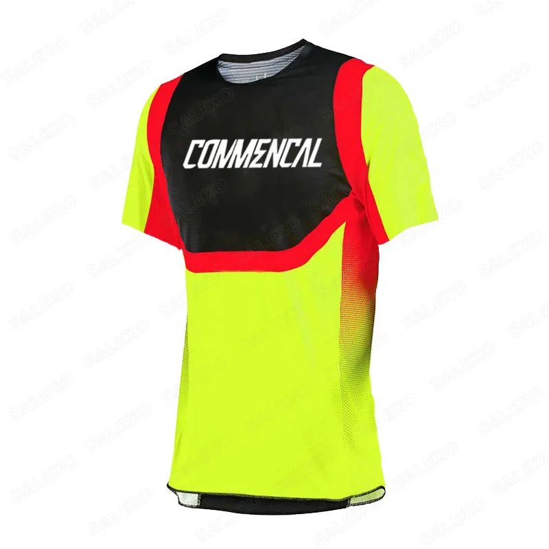 Maillot de moto à manches courtes pour hommes, chemises VTT, tout-terrain, descente, DH, motocross, été, 2024