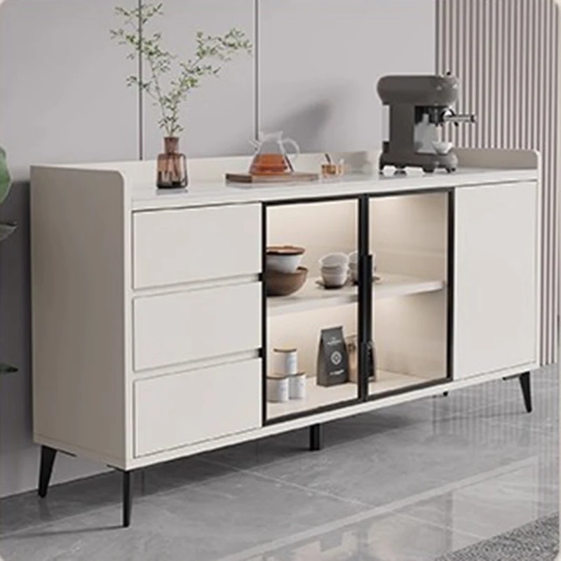 ديكور الخشب خزائن غرفة المعيشة تخزين أدراج زجاجية مدخل خزائن غرفة المعيشة الصين الزاوية Cajonera الأثاث العصري