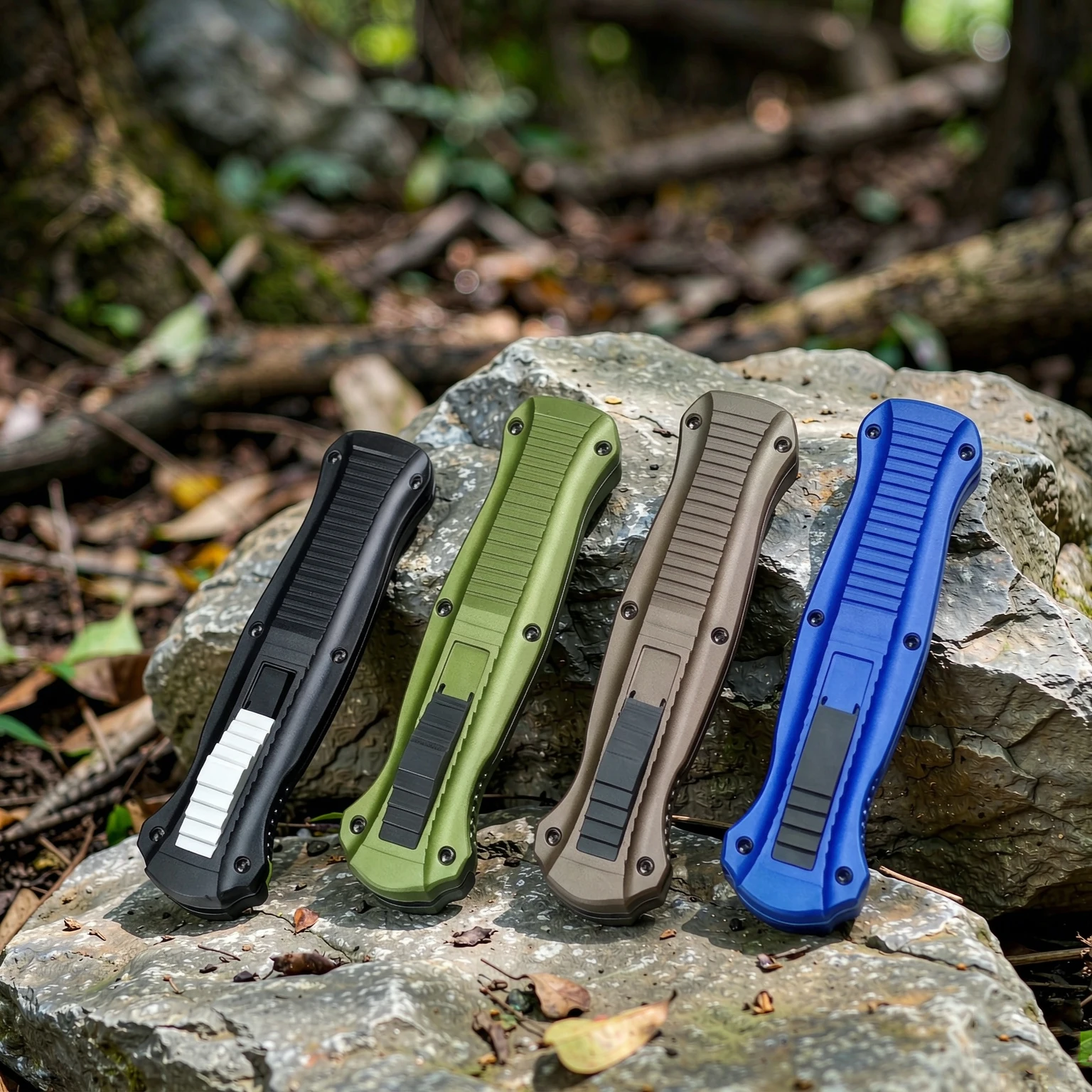 Outdoor Pocket Knife 6061 Aluminum Handle EDC Utility Cutter Compact Camping Hiking Tool Multi Color