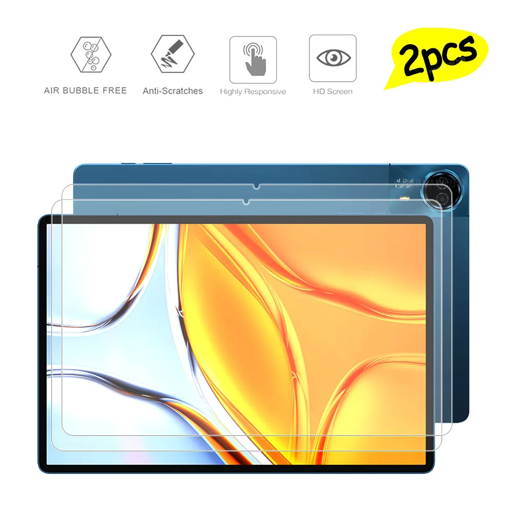 2 Pieces HD Scratch Proof Tempered Glass Screen Protector For Teclast T70 (14) Tablet Oil-Coating Protective Hard Film