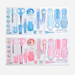 Kit de cuidados de saúde para recém-nascidos, escova de cabelo para novos pais, conveniente e prático, 20 peças