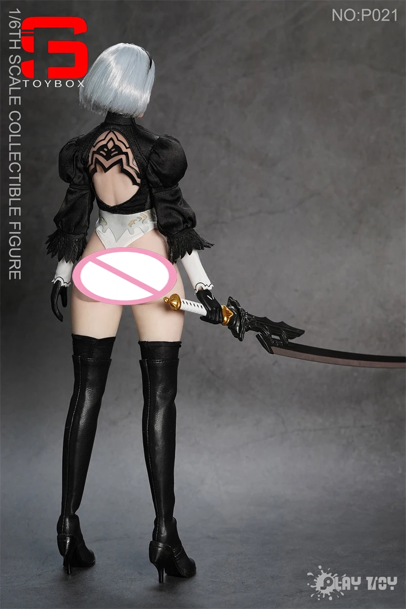 PLAY TOY P021 1/6 2B Girl Action Figure with Moveable Eyeball 12