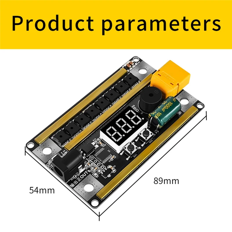 GX591 8-24V Spot Welder DIY Kit+Case 99 Gears Power Adjustable Spots Welding Machine Control Board for Welding 18650