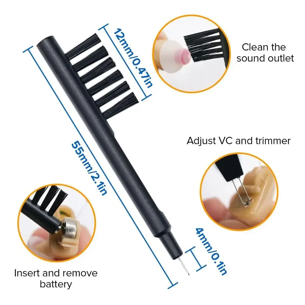 

1set Hearing Aids Accessories New Hearing Aid Earplug Ear Plugs Eartips Domes with Sound Tube Tubes + Domes (L M S) Size