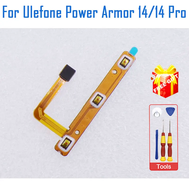 New Original Ulefone Power Armor 14 Armor 14 Pro Power on/Off+Volume Button Key Cable flex FPC For Ulefone Armor X10 Smart Phone