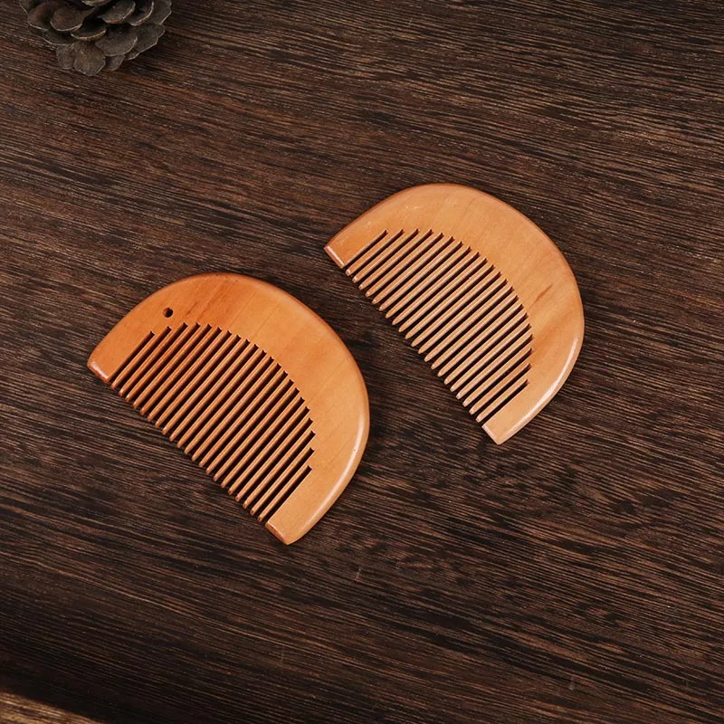 Wooden Comb Small Comb Hairdressing Beard Comb Smooth Hair Portable Women Hair Styling Tool Barber Accessories