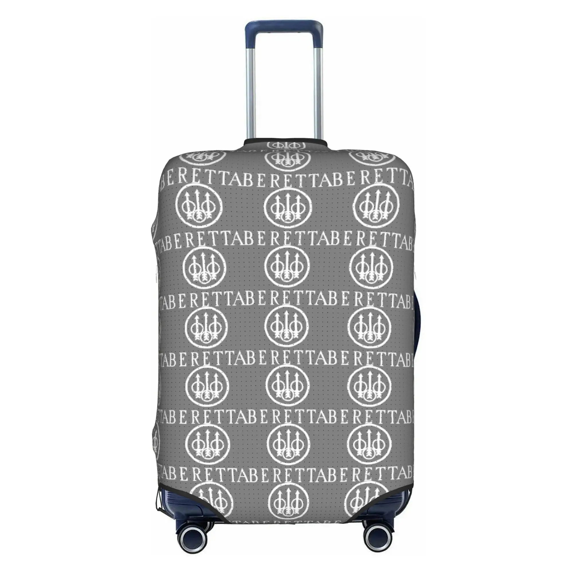 Custom Beretta Luggage Cover Elastic Military Gun Lover Travel Suitcase Protective Covers Fits 18-32 Inch