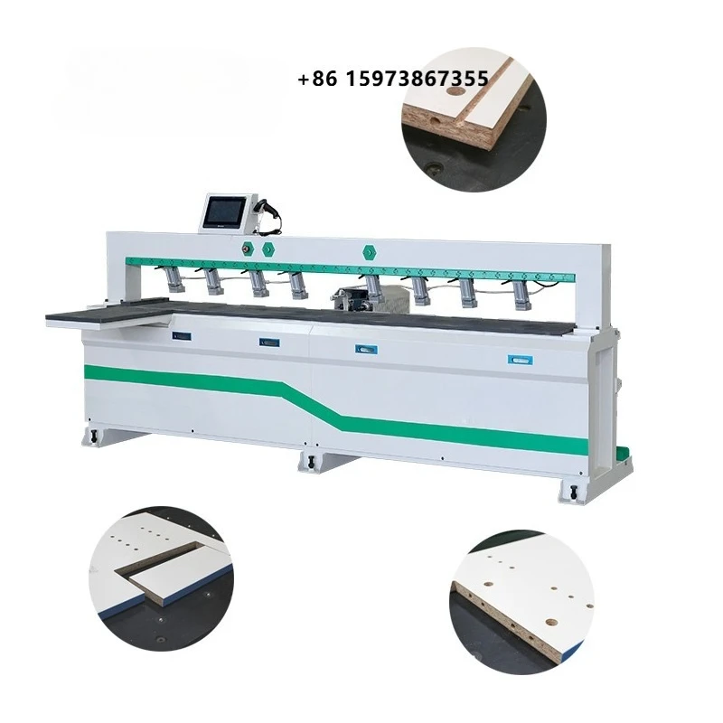 Fast Speed Double Spindle Cnc Wood Router 1325 Wood Boring Cnc Side Drilling Machine