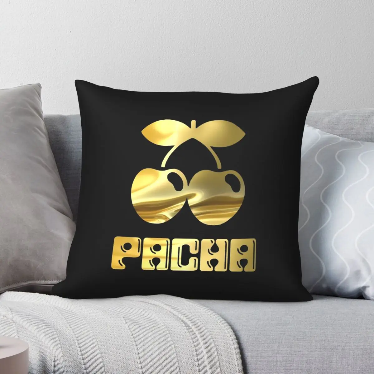 Pacha Ibiza Club Pillowcase Polyester Linen Velvet Printed Zip Decor Throw Pillow Case Bed Cushion Case 18