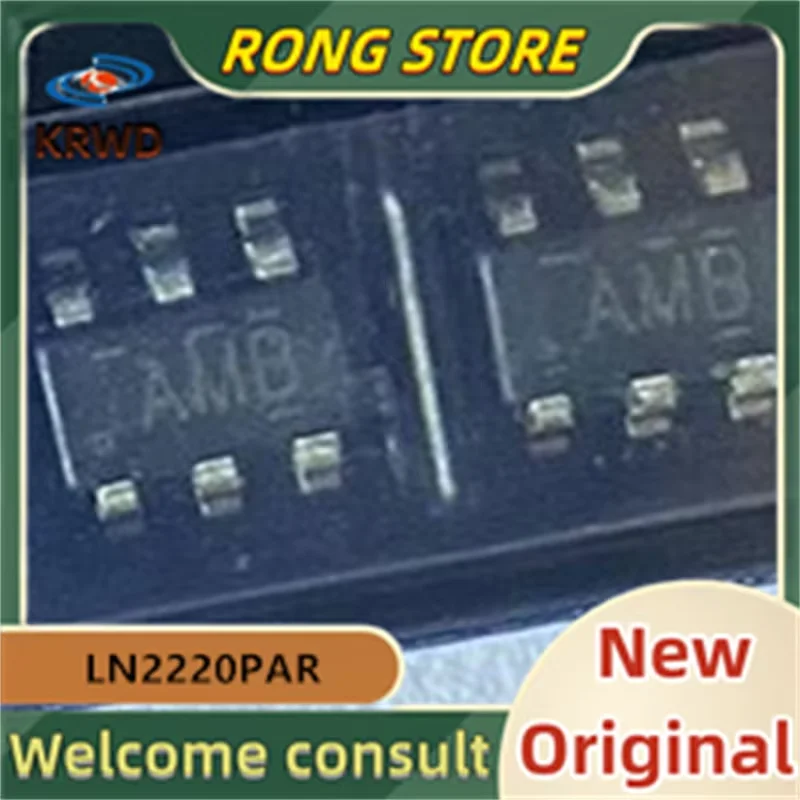25PCS AMB New and Original Chip IC LN2220PAR LN2220 SOT23-6 DC DC Boost converter chip