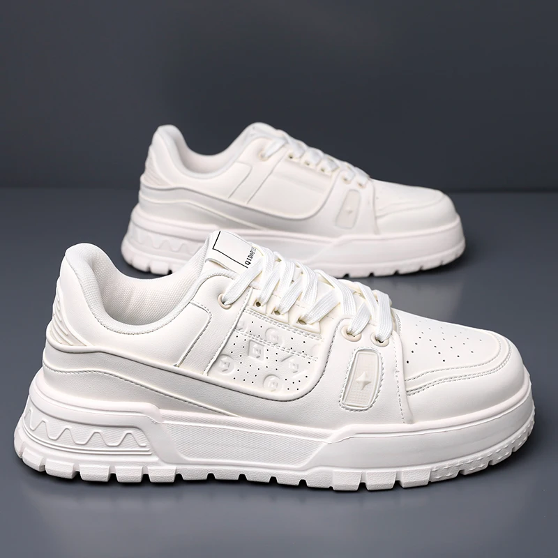 

Autumn New Versatile Casual Shoes, Non-Slip Sneakers for Men, Student Thick-Soled Wear-Resistant Winter Trendy Soft Shoes