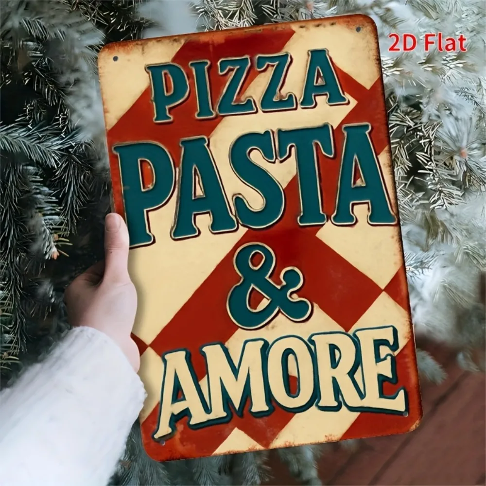 2D Flat Home Bar Cafe Restaurant Garage Ornament Vintage Aluminum Sign 