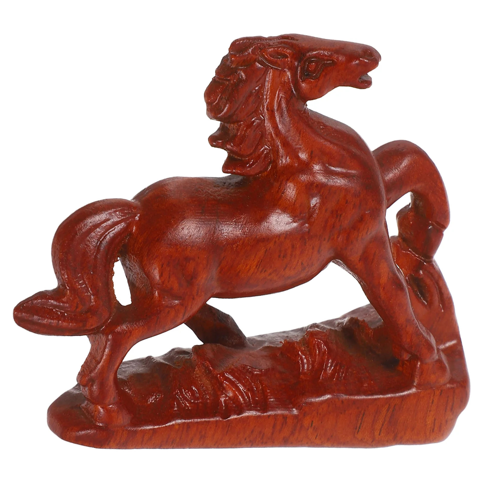 

Horse Ornaments Decor for Animal Office Crafts Sculpture Wooden Figure Sculptures
