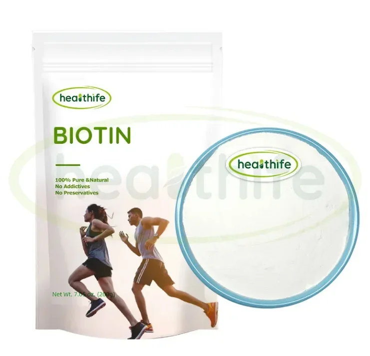 FocusHerb Supply CAS 58-85-5 Supplement D-Biotin Vitamin B7 H Biotin Powder