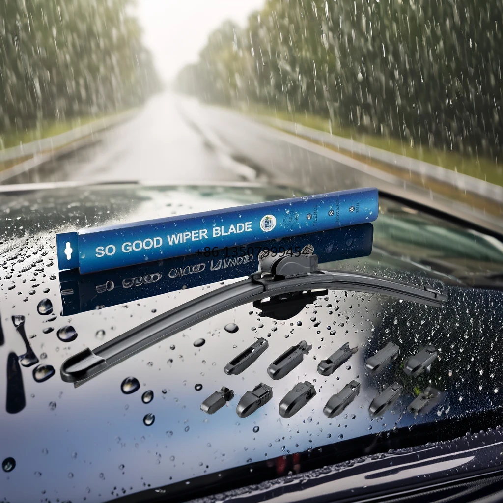 

Big Function Aftermarket Automotive Front Multi-fit Windshield Wiper Blade Natural Rubber Extreme Environment High Performance