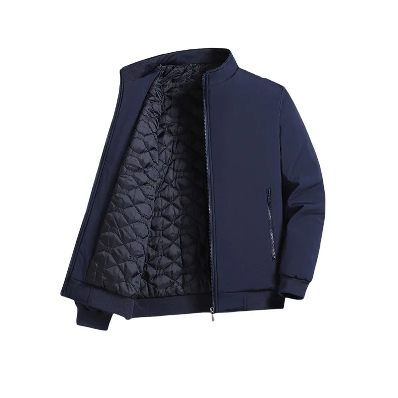 Winter Outdoor Running Sports Leisure Thick Warm Jacket Men Winter Thick Cotton Clip Windproof Breathable Versatile Warm Jacket