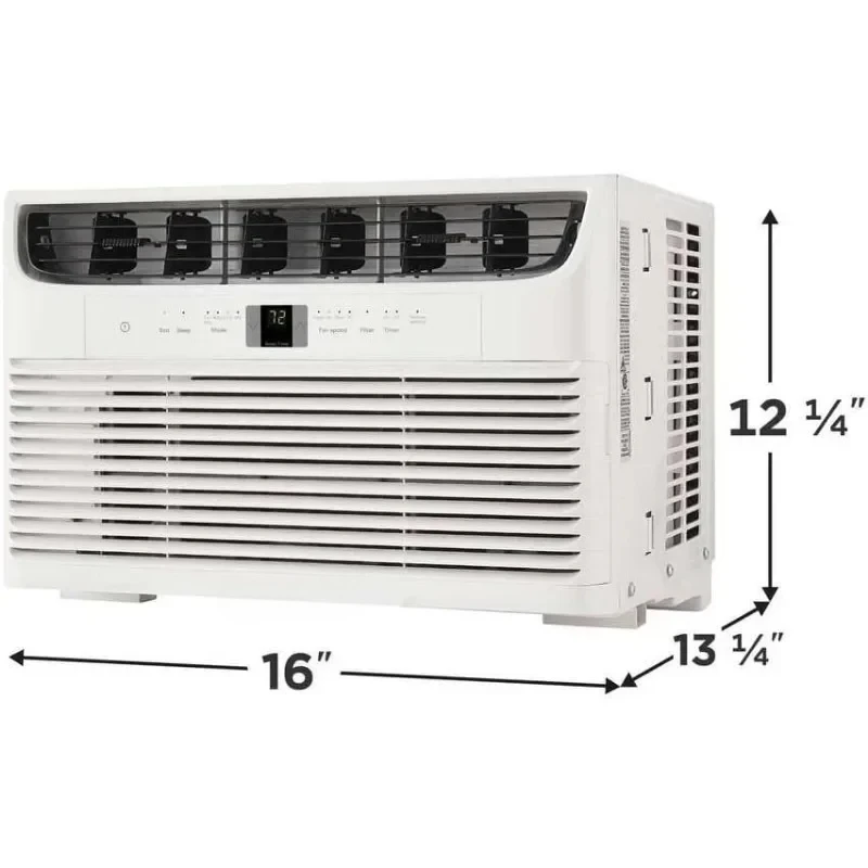 Ar condicionado de janela, controles eletrônicos de 10000 BTU, eletrodomésticos, ventilador