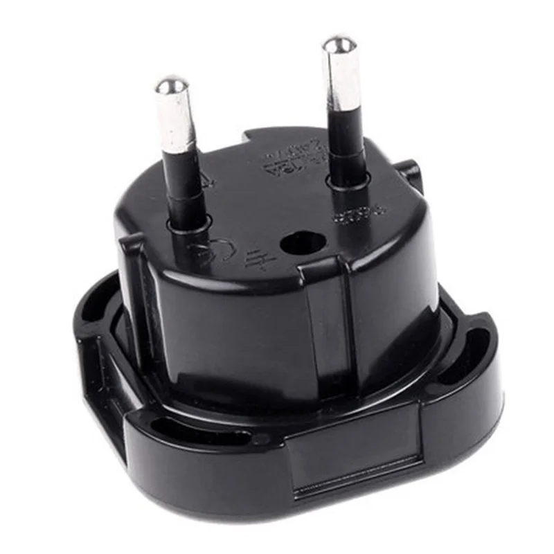 UK To EU 3PIN Plug Europe Travel Converter Adapter Plug 2pin Wall Plug Socket Connector Adaptor for International Travelling