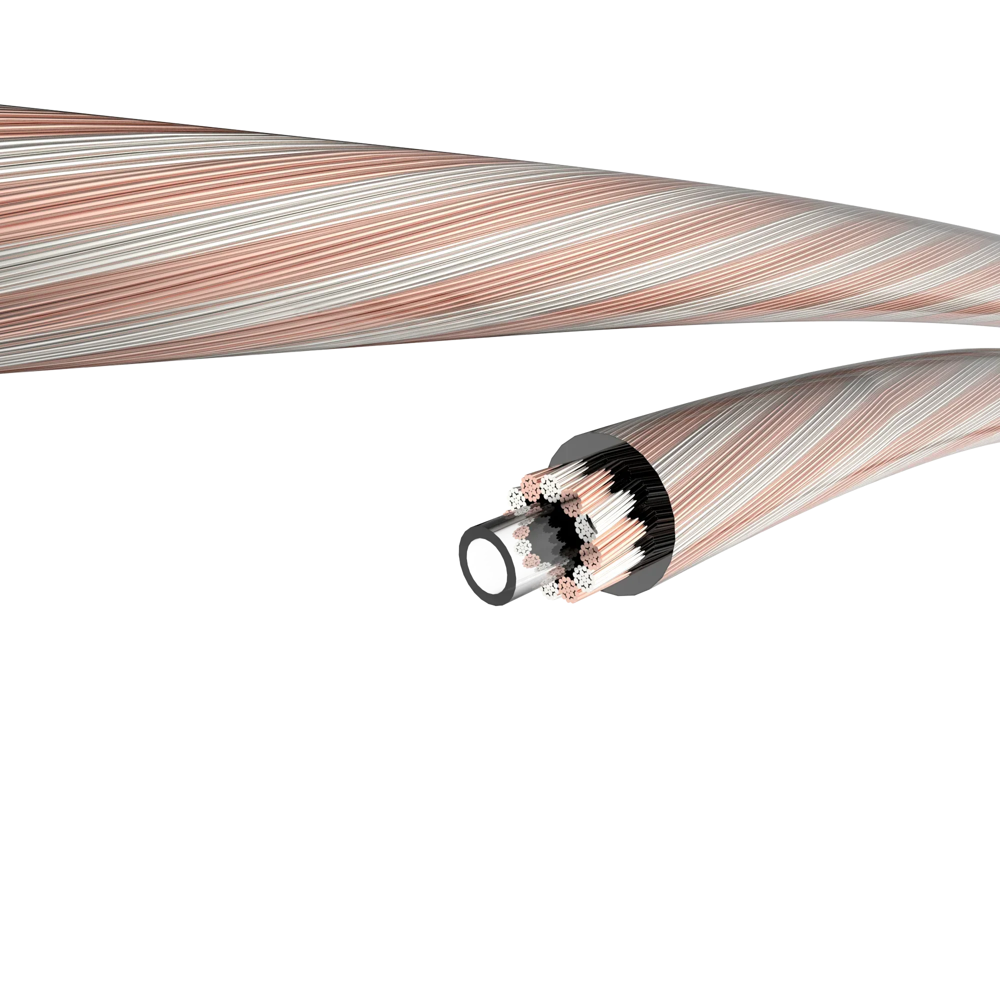 

HIFI DIY 7N OCC Silver-Plated Mixed Weaving Wire High-Fidelity Speaker Bulk Cable Amplifier Sound