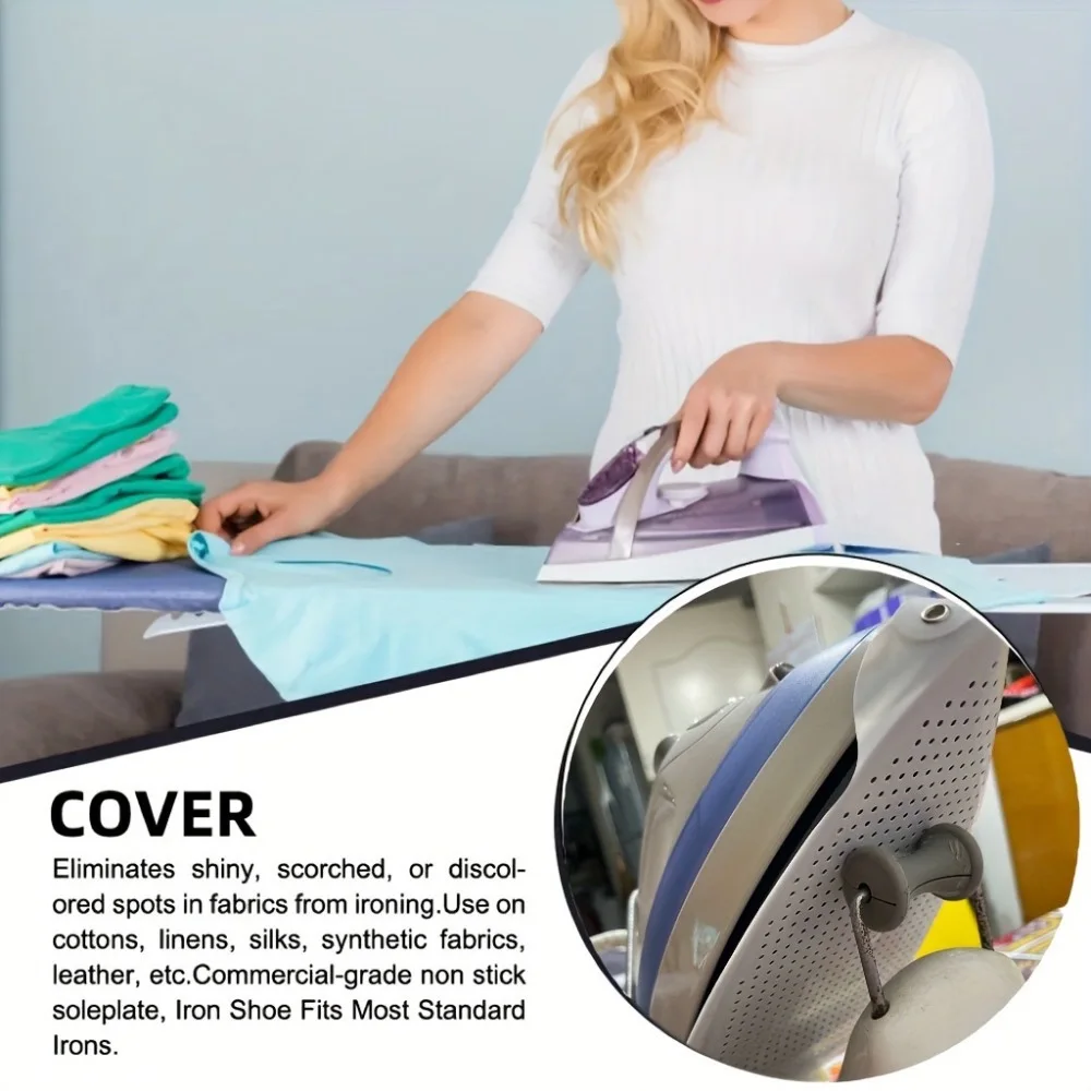 1Pc Sewing Iron Anti-Scalding Pad Iron Sole Cover Universal Iron Boot Household Ironing Machine Protective Cover (0.2mm) S003583