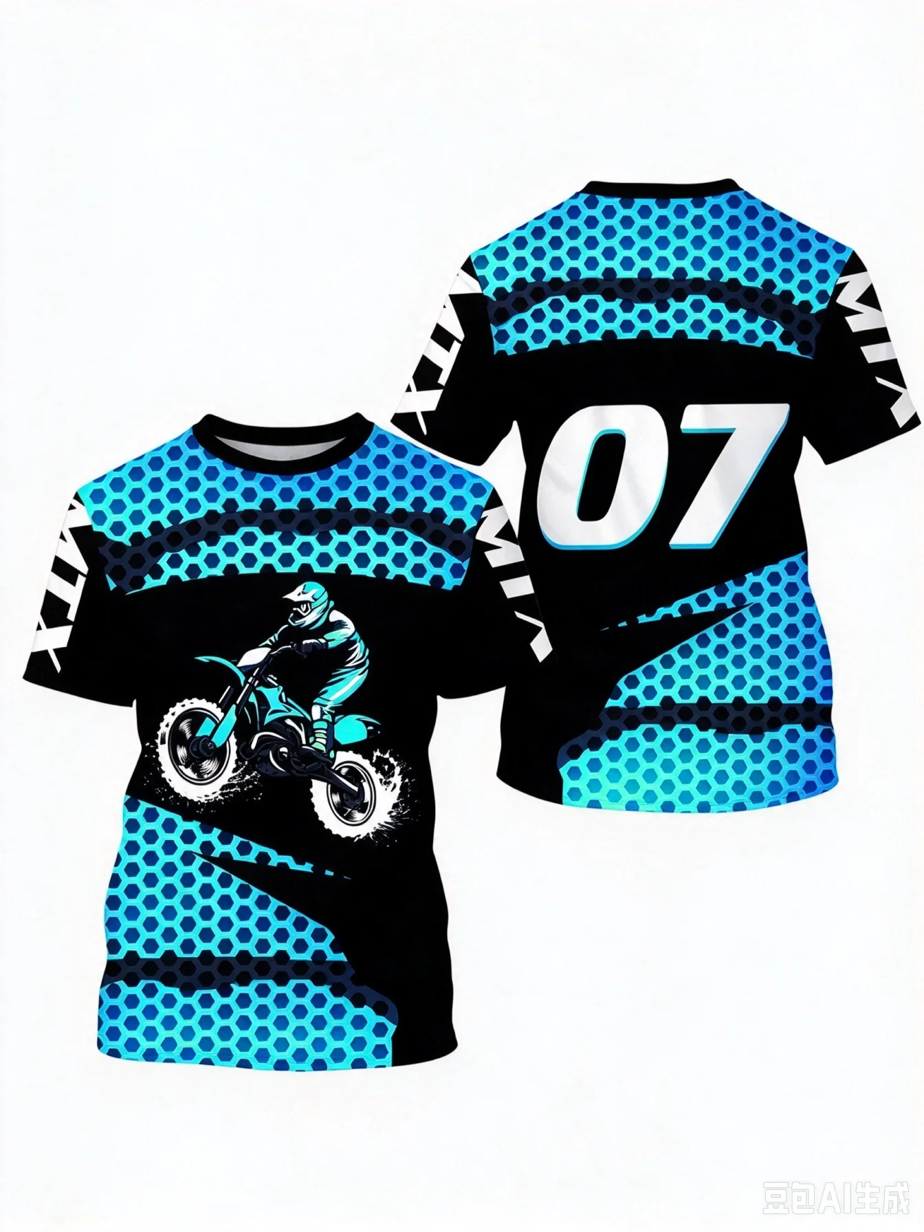 26 Youth Motocross/Moto 3D-Print T-Shirt – Suitable for Camping, Fitness, and Sports; A Great Gift for Boyfriends or Girlfriends