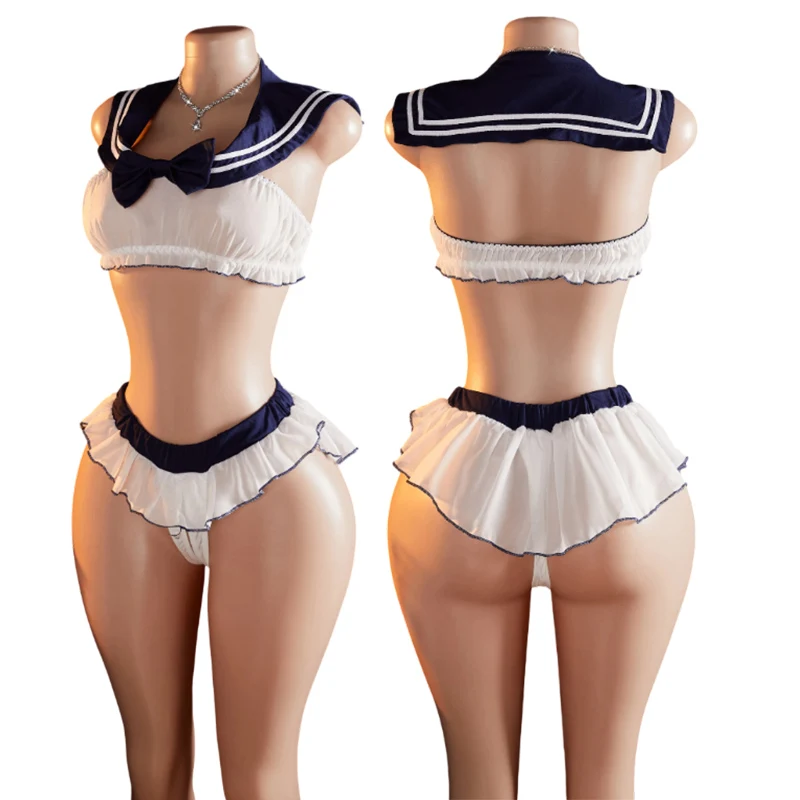 Sexy Cosplay Student Uniform Anime School Erotic Clothing Schoolgirl Lingerie Sets Role Play Sex Short Skirt Jk Uniform Set