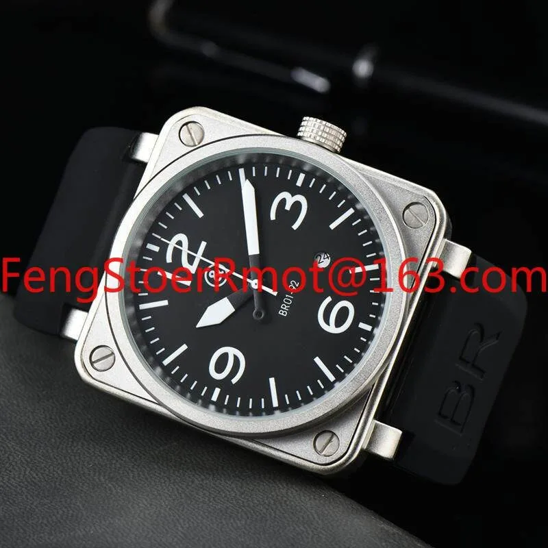 High-quality stylish square casual watch, fully automatic mechanical watch with calendar