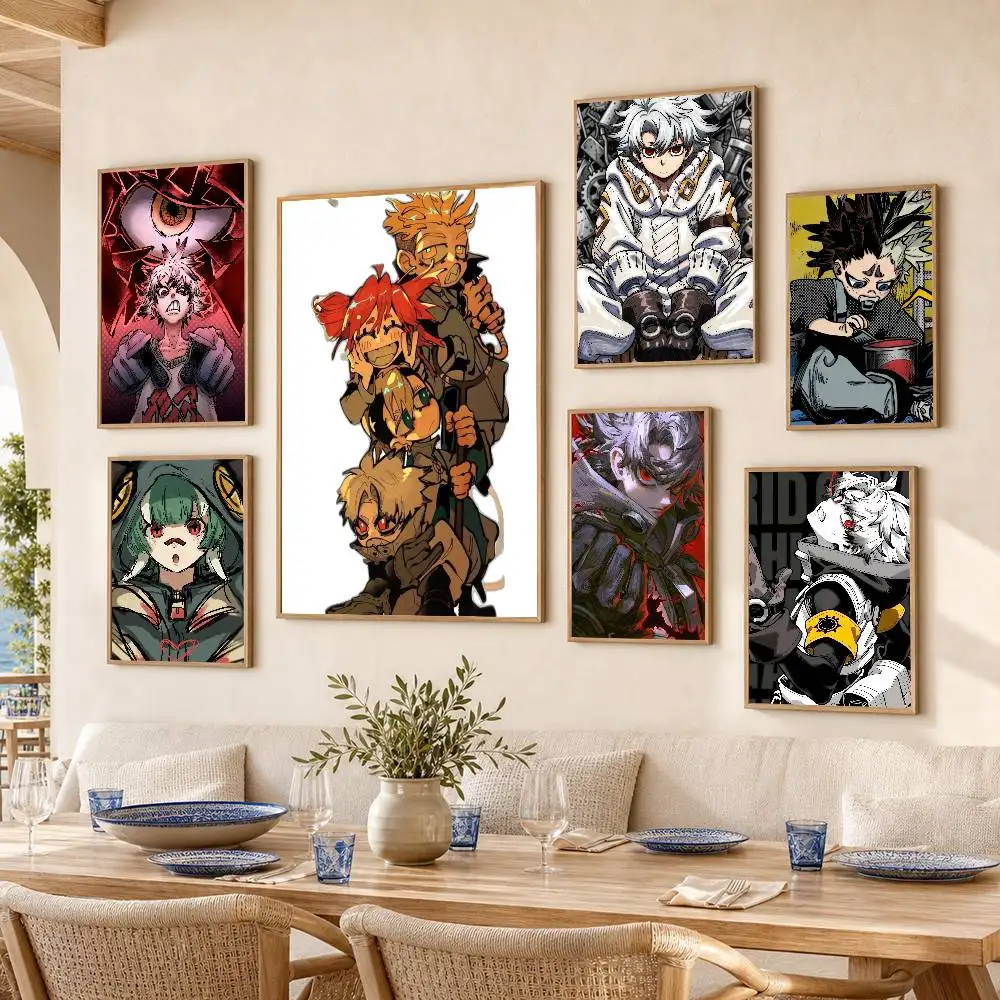 G-Gachiakuta Poster Self-adhesive Art Waterproof Paper Sticker Coffee House Bar Room Wall Decor