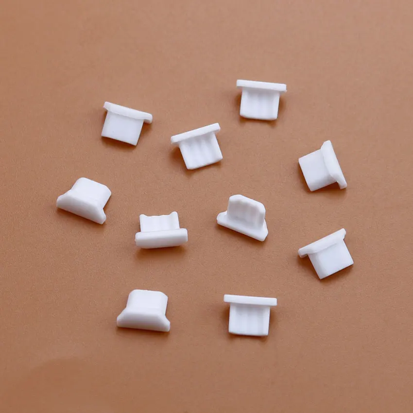 JCD-Tapones antipolvo de silicona Micro USB, puerto de carga Universal, cubierta protectora para Xiaomi, Samsung, 10 unidades