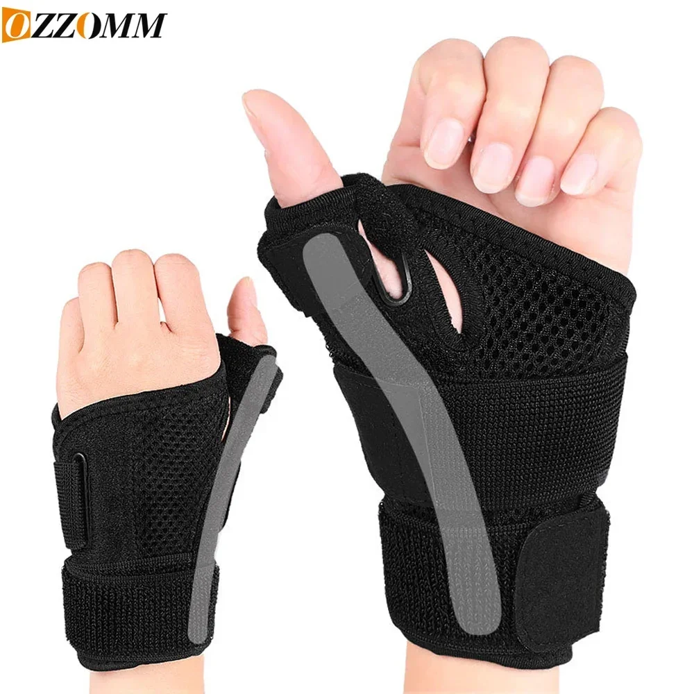 1PCS Sports Medicine Adjust-to-Fit Thumb Stabilizer,Spica Splint,Thumb Pain Relief Brace for Men Women,Sprains,Fits Right Left