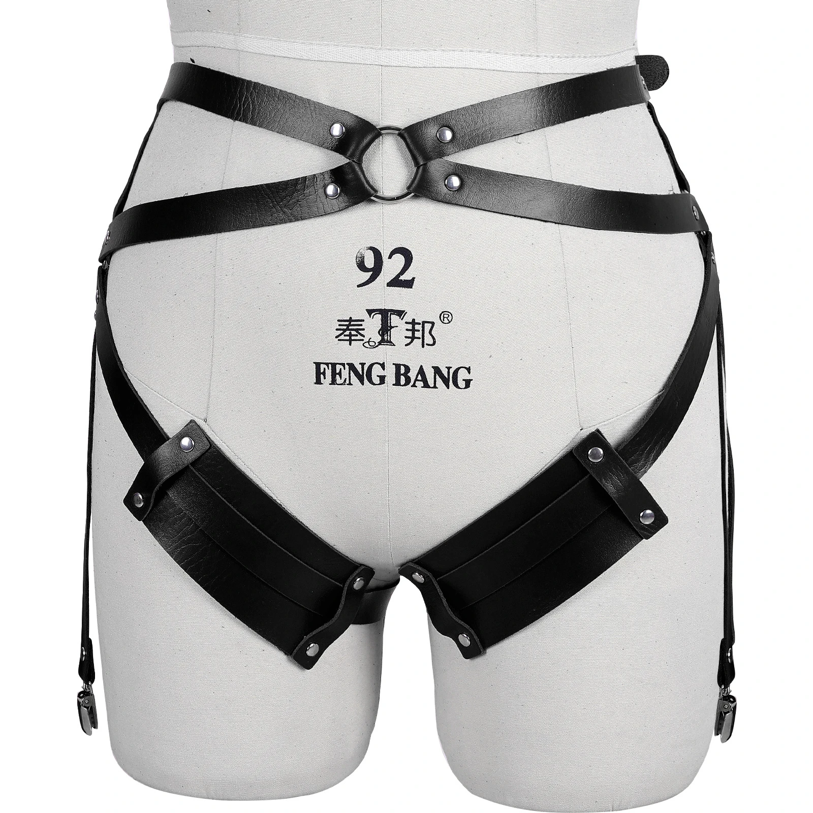 

Women Punk Sexy PU Leather Garter Belt Harajuku Underwear Body Harness Tight Suspender Strap Leg Harness Bondage Belts