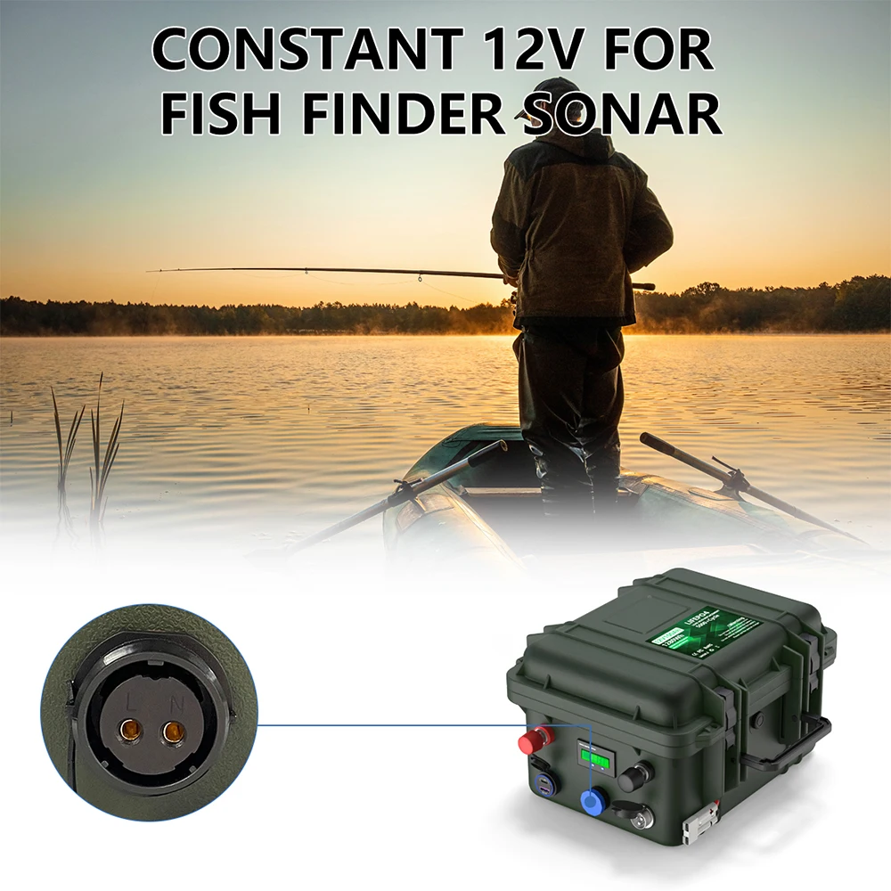 BATERIA LIFEPO4 12V DE ALIEXPRESS PARA KAYAK DE PESCA