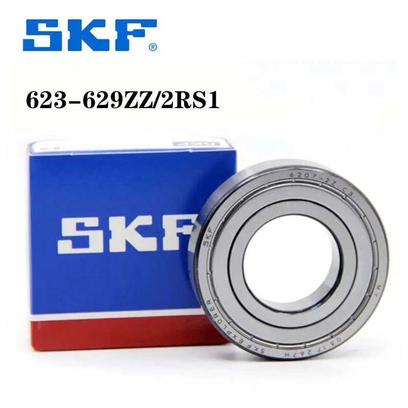 

SKF Sweden 100% Origin Import 623 624 625 626 627 628 629 ZZ 2RS1 Deep Groove Ball Bearing ABEC-9 High Speed Metal Rubber Cover