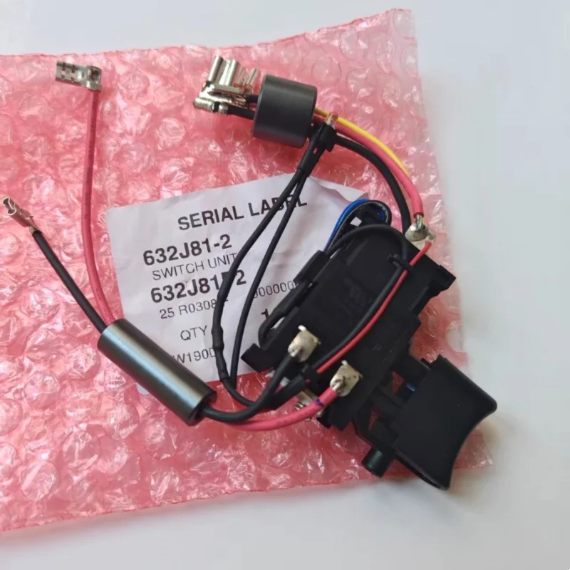 

Оригинальный переключатель 632J81-2 для электрического ключа Makita DTW190 TW202, аксессуары для электроинструментов