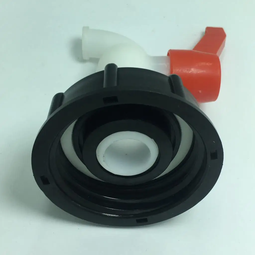 

IBC/Ton Barrel Faucet Thick Thread Connector Adapter With DN20 PVC Valve