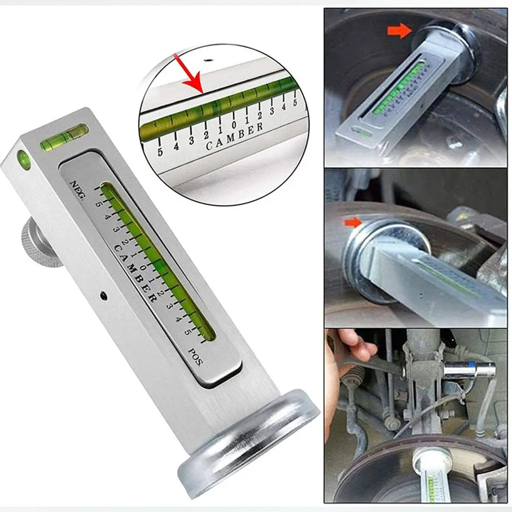 Universal Magnetic Auto Gauge Tool Measure Tools Automobile Camber Castor Strut Wheel Alignment Angle Gauge For Car Truck