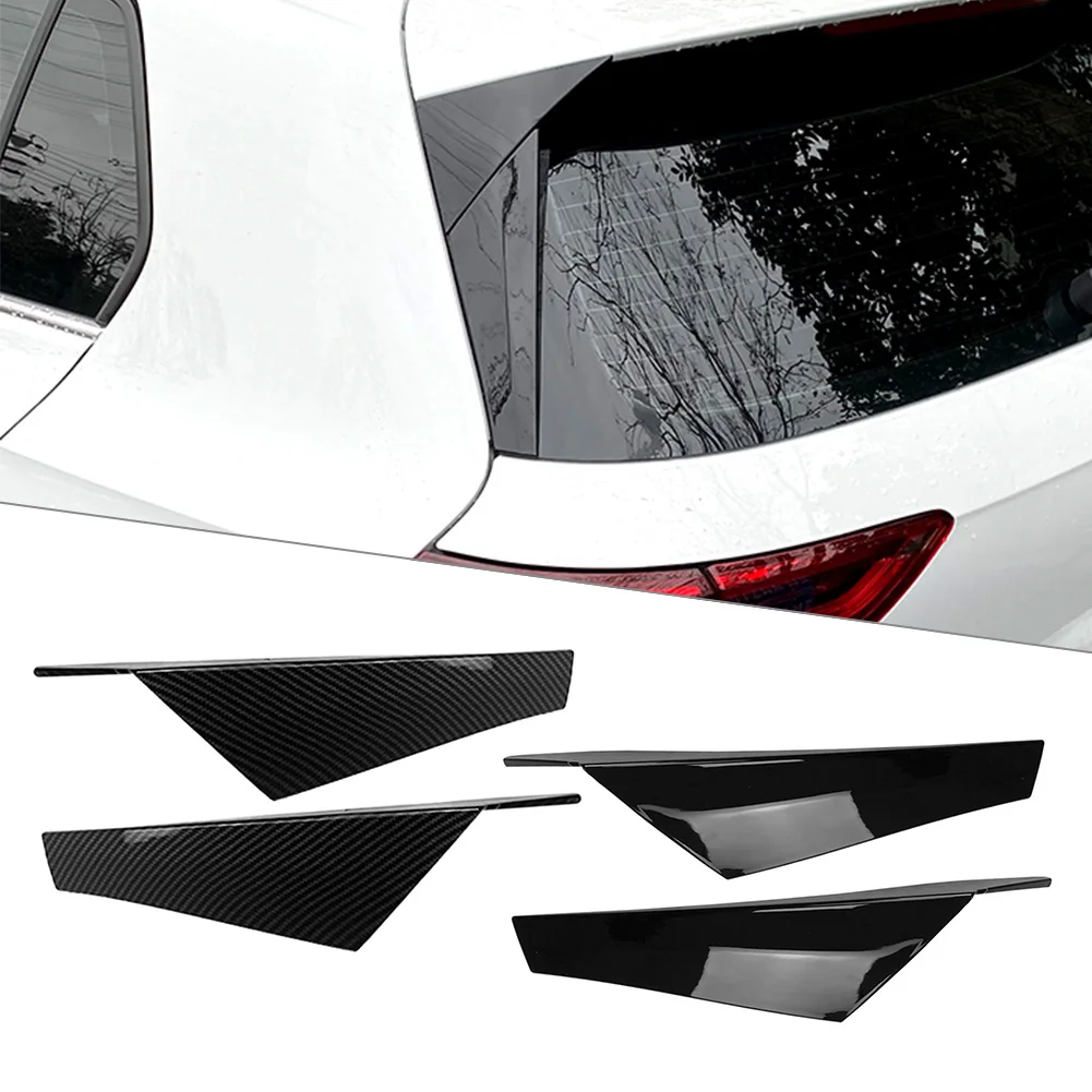 ​For VW Golf 8 2020-2021 Rear Window Spoiler Side Wing Trim Cover Decoration 2Pcs For Volkswagen Golf MK8 20 21