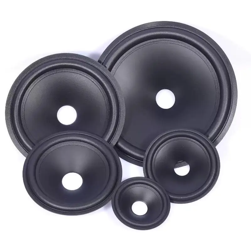 Speaker Woofer Repair Kit Matte Rubber Surround Paper Cone Voice Coil Parts for Home Audio DIY Maintenance
