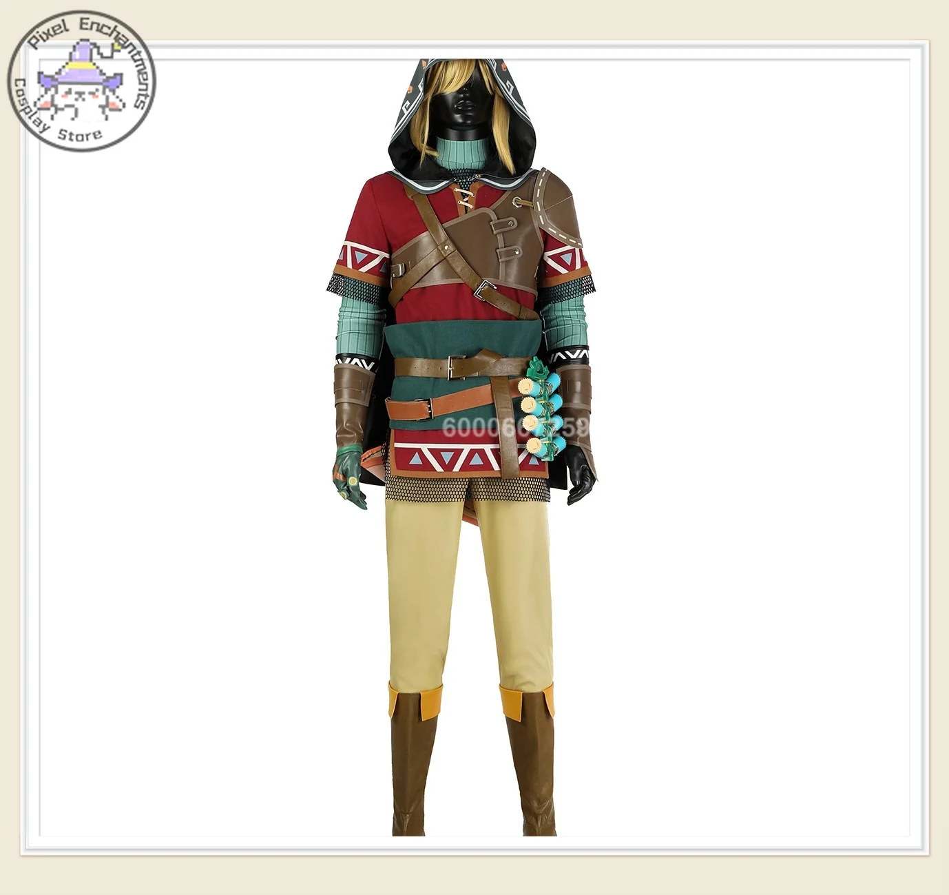

Purya Game - Inspired Cosplay Costume Cosplaying Link in The Hylian Set Role-playing As Game Characters with Identical Outfits