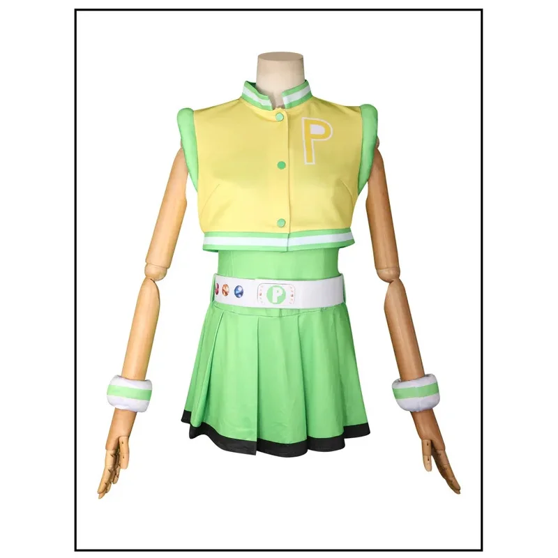 أزياء أنيمي باورباف للفتيات التأثيرية مجموعة كاملة من أزياء الفتيات باورباف هي زهرة فائقة، فقاعة دوارة منفوشة