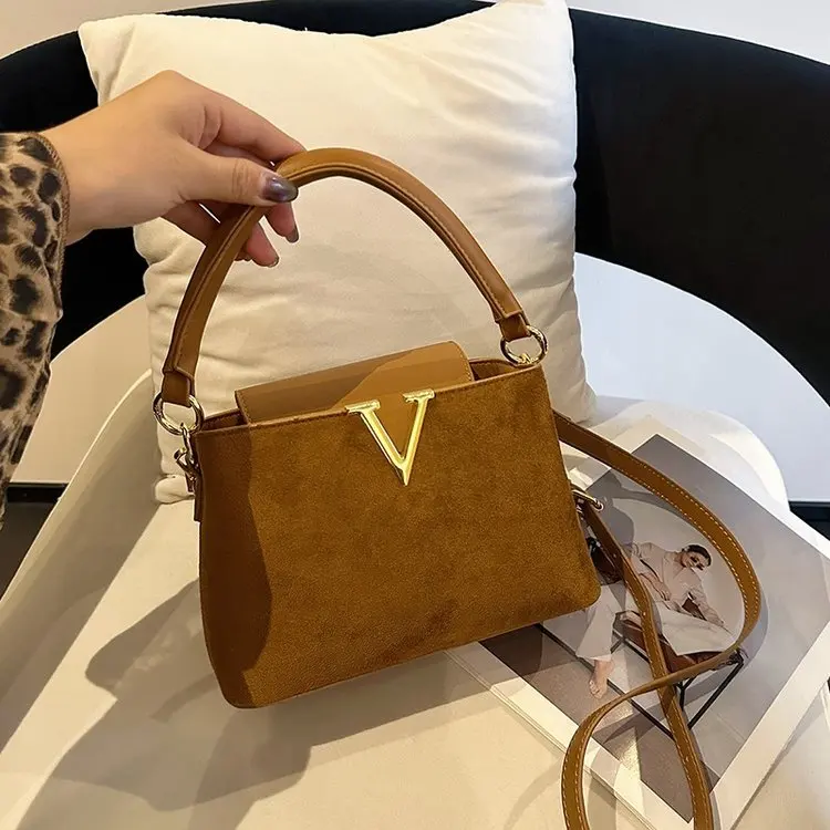 

2026 New Women's Vintage Top Handle Bag Luxury Designer-inspired Adjustable Shoulder Crossbody Purse, Versatile for Work Commute