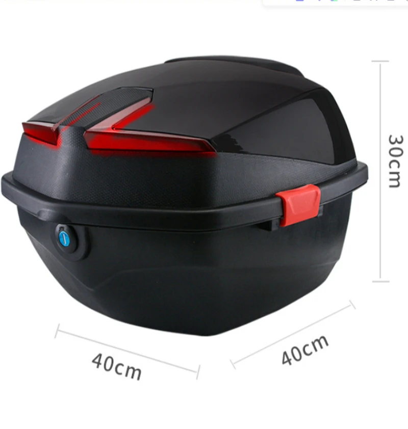 Motorcycle Trunk Universal Large Trunk Thickened Electric Scooter Back Toolbox with Lock Buckle Available In Multiple Colors