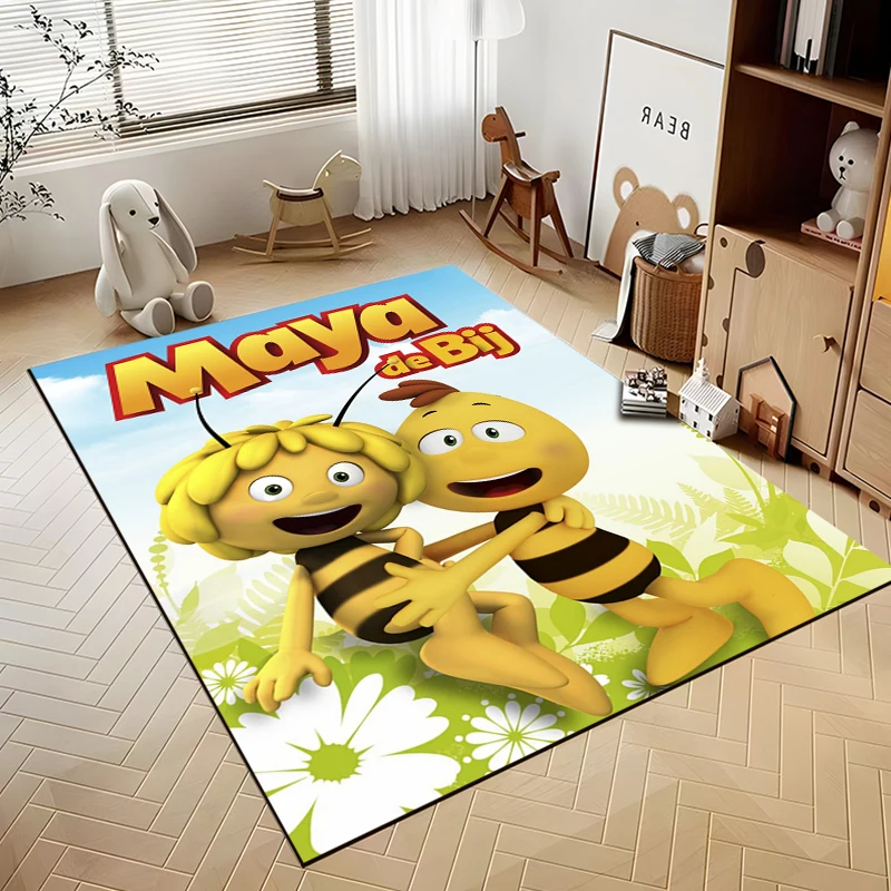 15 Sizes Bee M-Maya Rugs for Living Room Bedroom Dining Kitchen Office Bathroom Non-Slip Large Decor Carpet Alfombra Rugs