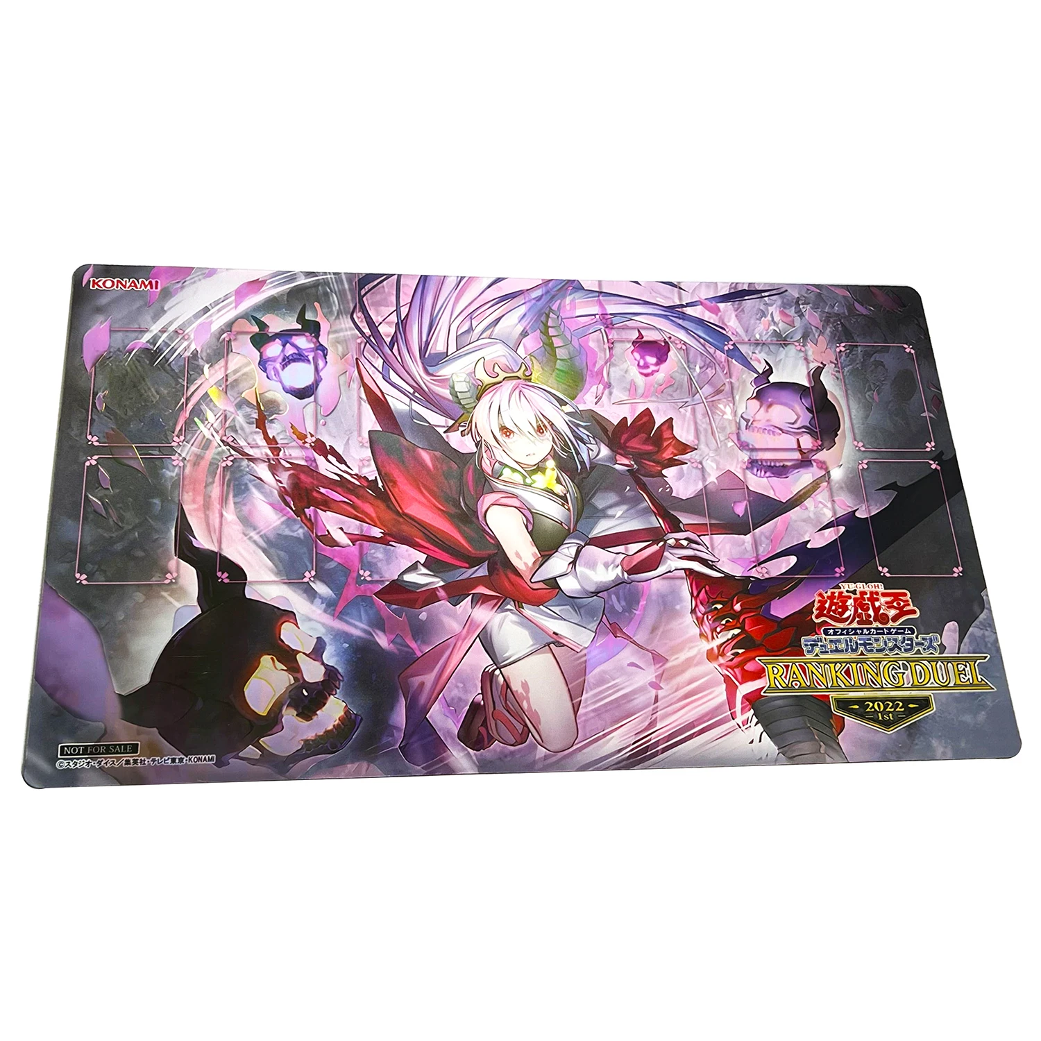 Yu-Gi-Oh Blue-Eyes Chaos MAX Dragon Foil Holographic Shinny Holo Custom Playmat  Rainbow CCG Mat Link Zone Playmat +Free Bag