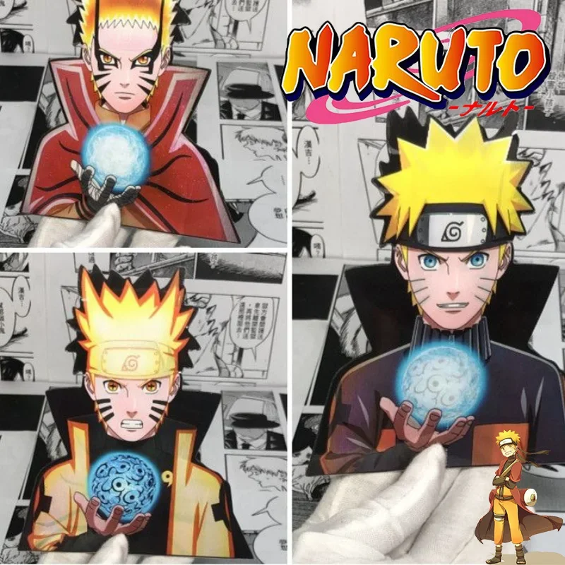 

Naruto Sasuke 3D Gradient Stickers New Personalized Graffiti Stickers Luggage Skateboard DIY Cool Graffiti Sticker Decal Gift